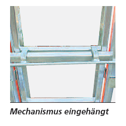 Typ 135 Bock- und Schiebeleiter, 2-teilig 2x6 Sprossen