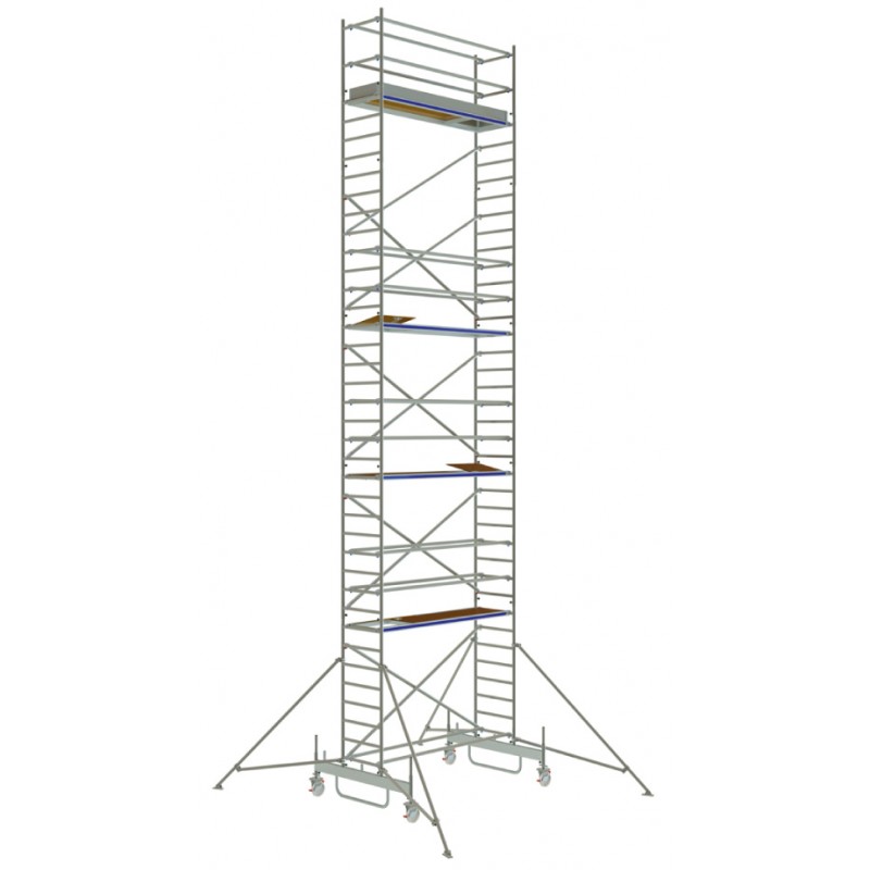 Typ 731 HB Rollgerüst, Plattformlänge 1.80 m und Gerüsthöhe 10.65 m