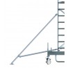 Typ 741 HB Rollgerüst, Plattformlänge 2.60 m und Gerüsthöhe 10.65 m
