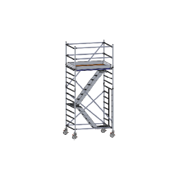 copy of Typ 733 HB Treppen-Rollgerüst, Plattformlänge 1.80 m und Gerüsthöhe 3.65 m
