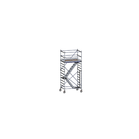copy of Typ 733 HB Treppen-Rollgerüst, Plattformlänge 1.80 m und Gerüsthöhe 3.65 m