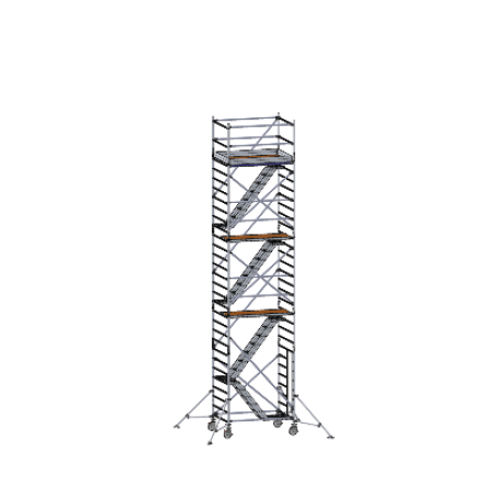 copy of Typ 733 HB Treppen-Rollgerüst, Plattformlänge 1.80 m und Gerüsthöhe 7.65 m