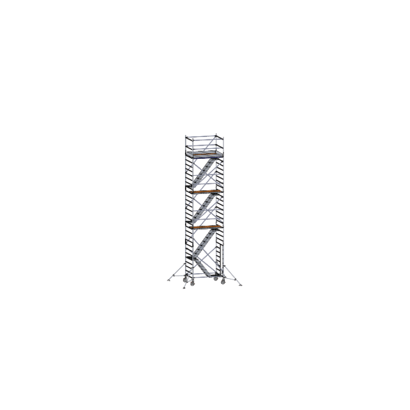 copy of Typ 743 HB Treppen-Rollgerüst, Plattformlänge 2.60 m und Gerüsthöhe 7.65 m