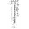 Typ 188 Aluminium-Steigleiter einläufig 2.0 m Steighöhe