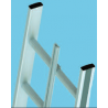 Typ 188.3 Aluminium-Steigleiter mit Fallschutzschiene 9 m Leiternlänge
