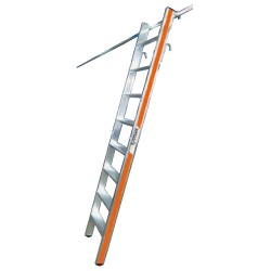Typ 497 Stufenregalleiter einhängbar 15 Stufen