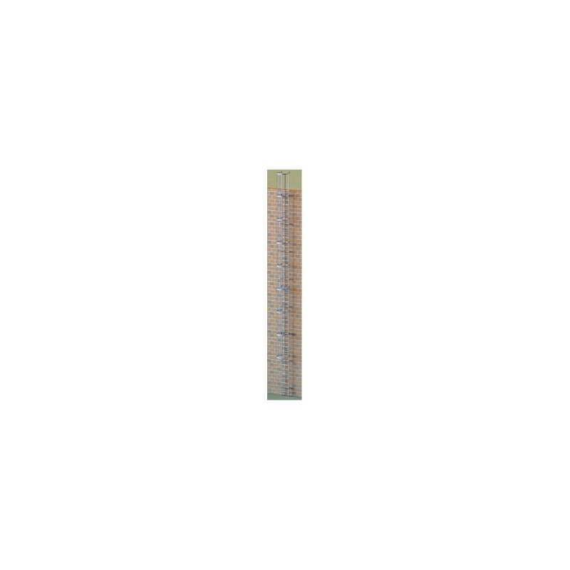 Typ 188 Aluminium-Steigleiter einläufig 18.2 m Steighöhe