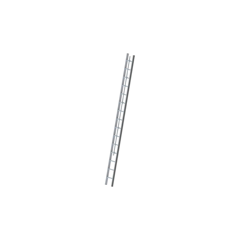 Typ 188.3 Aluminium-Steigleiter mit Fallschutzschiene 10 m Leiternlänge
